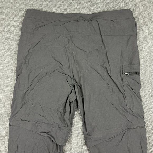 Adidas Pants Mens Large Black Terrex Utilitas Hiking Zip-Off Convertible Outdoor - Picture 11 of 13